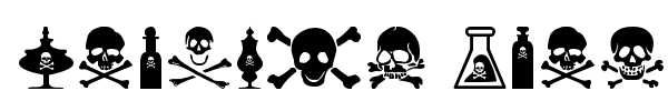 Vintage Poison font preview